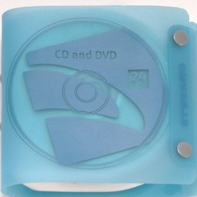 Resim Tucano Gomma 24 Lü CD DVD Saklama Çantası Mavi 