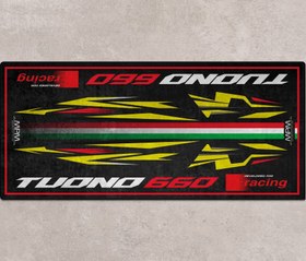 Resim TUONO 660 İçin Tasarlanmış Motosiklet Matı - MM7277 - Acid Gold / 220cm x 100cm / Standart 