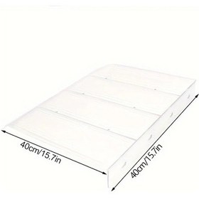 Resim Willowhaven Şeffaf Su Geçirmez 1x Ön Kapı Saçağı - Kolay Montaj 