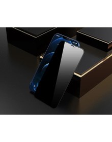 Resim HANPORIUM Apple iPhone XS Max Hayalet Ekran Koruyucu 9D Kırılmaz Cam - Gizlilik Korumalı - Ultra Darbe Emici Etkin Koruma - Ekranı Tam Kaplar 