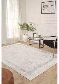 Resim Kaşmir Halı Noble Bianca Salon Mutfak Halısı Yolluk Krem 