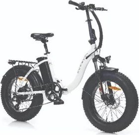 Resim VONIQ-S FAT BIKE ELEKTRİKLİ KATLANIR BİSİKLET 42CM MD 20 JANT 8 VİTES BEYAZ 