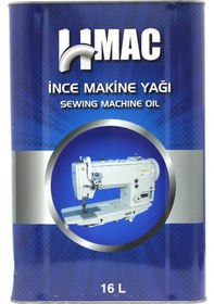 Resim H-Mac İnce Makine Yağı Dikiş Makinesi Yağı 16 L 
