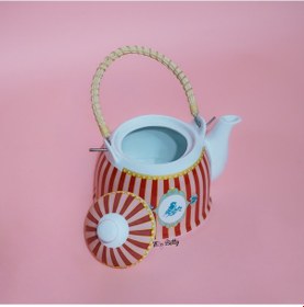 Resim Bellisima Hasır Saplı Demlik Pembe 