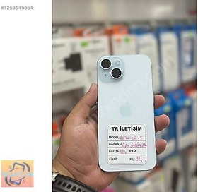 Resim Apple iPhone 15 İkinci El YD | 128 GB | Mavi 