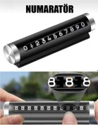 Resim OneZero Araç İçi Metal Metal Çevirmeli Telefon Numaratör 