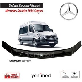 Resim Mercedese Sprinter Kaput Rüzgarlığı 2014 Sonrası Kaput Koruyucu 