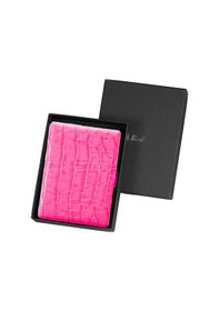 Resim Pearl Japan Cosmos Deri Uzun Sigara Tabakası Croco Pembe 9lu 