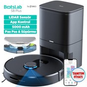 Resim 360 S8 Plus Akıllı Robot Süpürge-Akıllı Çöp Boşaltma İstasy& MOP Pro Paspaslama Botslab