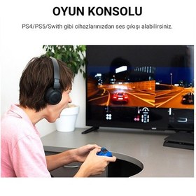 Resim Veggieg Usb Harici Ses Kartı Adaptörü 3.5 MM Mikrofon Girişli Kulaklık 