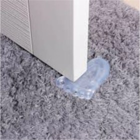 Resim Omak 4 Adet Ayak Şekilli Kapı Stoperi Rampası Şeffaf Kapı Stobu Çarpma Önleyici Omak By Sungur 