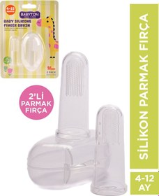 Resim Babyton İkili Silikon Parmak Fırça 