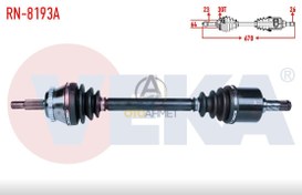 Resim Renault Safrane Sol Ön Aks 7701469542 