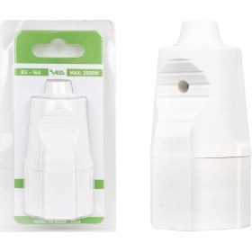 Resim Vea VE-B222W A Class Blisterli Topraklı Dişi Fiş (4767) - DSR9239-3787 