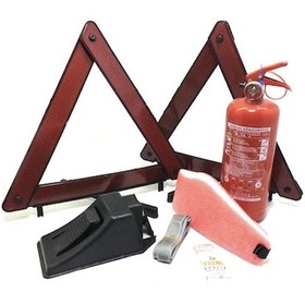 Resim 7 Parça Trafik Seti Araç Muayene Yönetmenliğe Uygun Bez Çantalı 