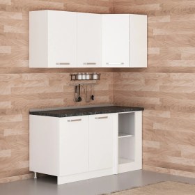 Resim Minar 155CM Köşe Mutfak Dolabı - Beyaz K155-B1 