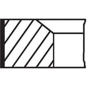 Resim Mahle 03301n0 - 03301r0 Motor Segmanı Std Polo 1.6 Aft -golf Akl 