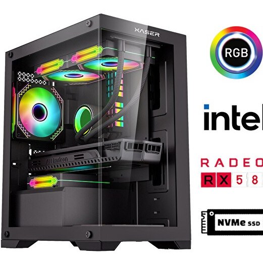 Xaser Xaser XSR928 i5 6400 16 GB RAM 512 GB M.2 NVMe SSD 8 GB RX580 FreeDOS ...