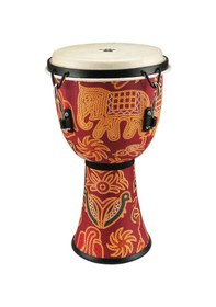 Resim Iq Plus 8 İnç Kırmızı Fiber Akortlu Djembe 