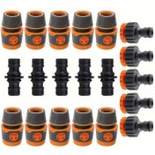 Resim Fochsia 20 Parça Dayanıklı Abs Bahçe Hortumu Bağlantı Seti Hızlı Salınım Uzun Ömürlü Çim Sulama Sistemi 