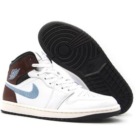 Resim NIKE Air Jordan 1 Mid SE Erkek Spor Ayakkabı Beyaz FQ7831142 I-122 