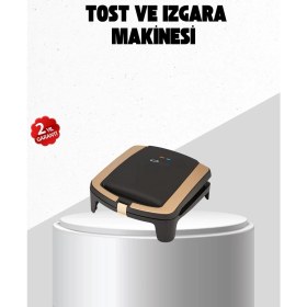 Resim Belle Fusion Mey Ithalat® Tost Makinesi Ev Tipi Pratik Kullanım 4 Tost Kapasiteli 