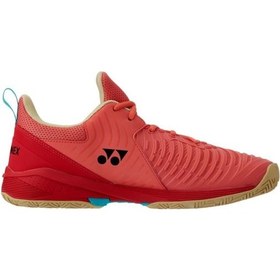 Resim Yonex Sonicage 3 All Court Kırmızı Erkek Tenis Ayakkabısı 001 