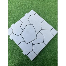 Resim Plastik Deck – Taş Desen Zemin Kaplama Karosu (50X50 Cm) (4 Adet) 