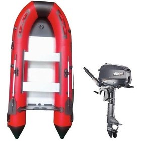 Resim Tomking Tk250 Motor Ve Tk-rıb-300 Alüminyum Tabanlı Şişme Bot Seti 