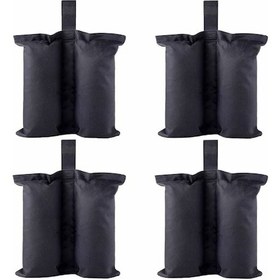 Resim 4 Adet Ağır Çift Dikişli Ağırlık Çantaları, Katlanabilir Bacak Ağırlıkları 