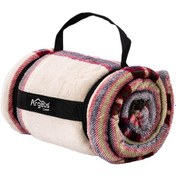 Resim Peluş Polar Televizyon Battaniyesi - Mavi Ekose - Tv Battaniye - Acil Durum Battaniyesi - 200 180cm 001 