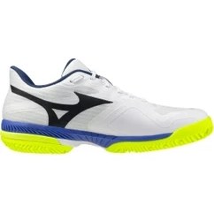 Resim Mizuno Wave Exceed Court cc Erkek Tenis Ayakkabısı Beyaz / Mavi / Sarı 