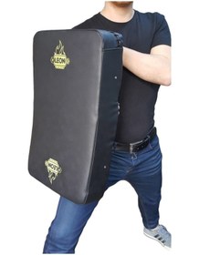 Resim Leon Maxi Darbe Yastığı Kick-Boks Lowkick Pads Siyah 