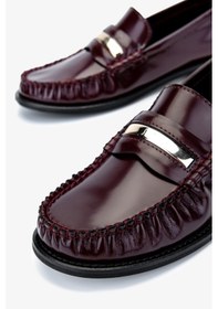 Resim Valmenti Kadın Bordo Loafer Ayakkabı 937 Mng-09 Bn Ayk Sk24-25 Bordo Acma Bordo 