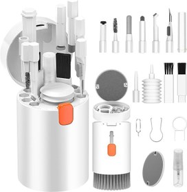 Resim VICHYIE 20'si 1 Arada Klavye ve Kulaklık Temizleme Seti - AirPods 1/2/3/Pro, PC, Dizüstü Bilgisayar, Cep Telefonu, Kamera İçin Aksesuar 