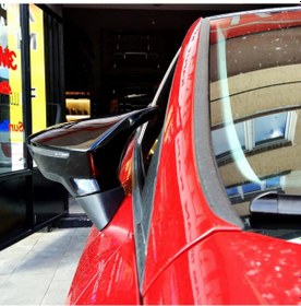 Resim Sts Oto Aksesuar Seat Ibiza Mk5 2017 Sonrası Batman Yarasa Ayna Kapağı Piano Black Abs Plastik (01) 