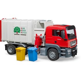 Resim NW NessiWorld Bruder Man Tgs Yandan Aktarmalı Çöp Kamyonu BR03761 