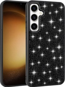 Resim Galaxy S24 Plus Uyumlu Parlak Taşlı Tasarım Pırlanta Zore Kılıf-beyaz Beyaz 