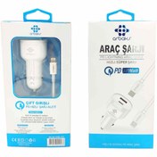 Resim mikudesign 38w Pd + Usb Çift Girişli Araç Iphone Şarj Aleti Arbaks Arb-103 