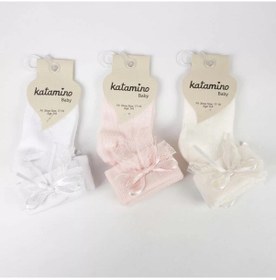 Resim Melonika Anahid Aks Kız Bebek Soket Çorap K46310 Asorti Çok Renkli 