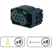 Resim TE Connectivity Sinyal Soketi 8 Pin Kablosuz 