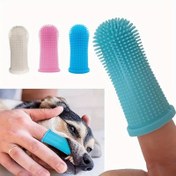 Resim 1/3 adet, Süper Yumuşak Silikon Diş Fırçası--Köpeğinizin veya Kedinizin dişlerini temizlemek için mükemmel! 