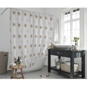 Resim Zethome Jackline Banyo Duş Perdesi 6969 Tek Kanat 1X180X200 