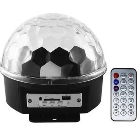 Resim Mabko KH-1090 Kumandalı Disko Topu Bluetooth Müzik Çalar 