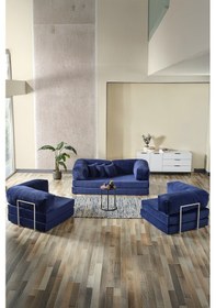 Resim Legom Avanos Aktivite Koltuğu Yatak Olabilen Çok Amaçlı Kanepe Koltuk Takımı Mavi Mavi 