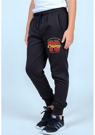 Resim Panios Kids Original 76 Baskılı Erkek Çocuk Jogger Eşofman Altı Siyah 