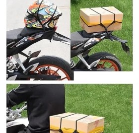Resim Lidyahan Store 60 cm Yük Sabitleme Halatı, Bagaj Halatı, Gergi Kemeri, Bisiklet ve Motosiklete Uygundur, 60 Cm, 