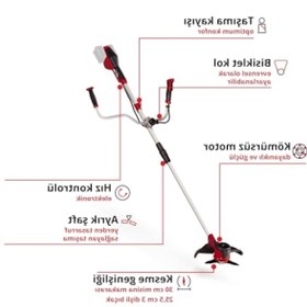 Resim markentegra Akülü Tırpan, 36V Power X-Change Sistemi 
