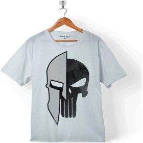 Resim Kendim Seçtim The Punısher 300 Spartan Mask Cezalandırıcı Çocuk T-Shirt 
