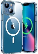 Resim iPhone 12 Mini Uyumlu Magsafe Wireless Şarj Destekli Darbe Emici Kapaklı Kılıf 